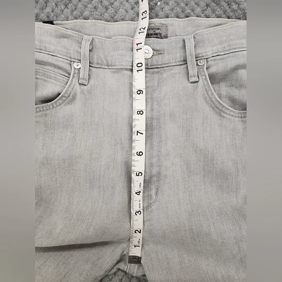 Citizens of Humanity Uber High Rise Jeans in Light Gray Size 30, LIKE NEW - Picture 12 of 14